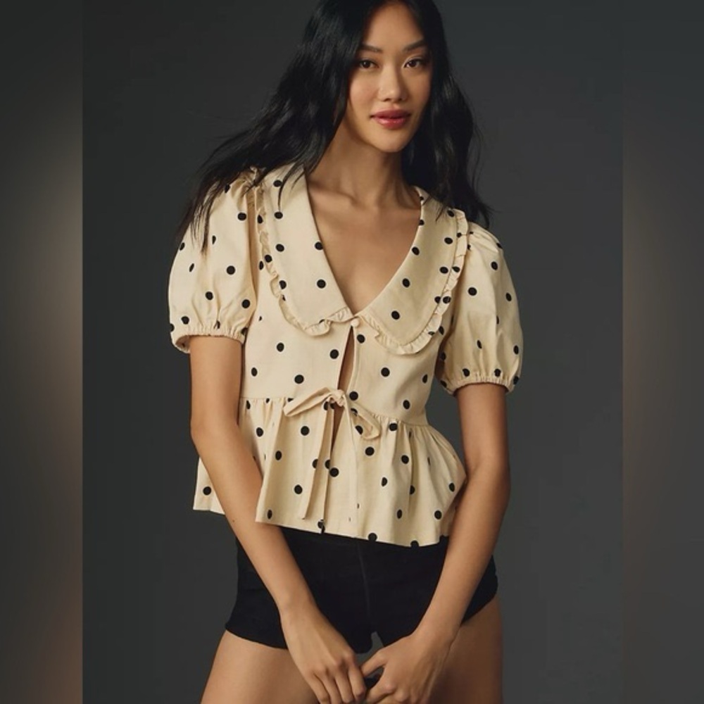 Porridge Short-Sleeve Gwen Top